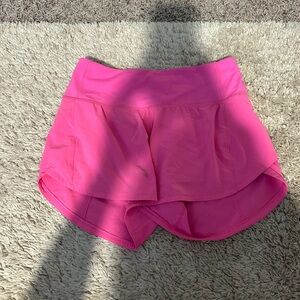 Lululemon Athletica Bright Pink Athletic Shorts